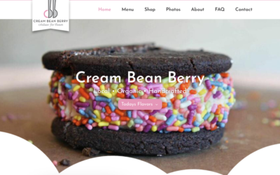 New Website for Cream Bean Berry